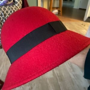 Red Wool Hat